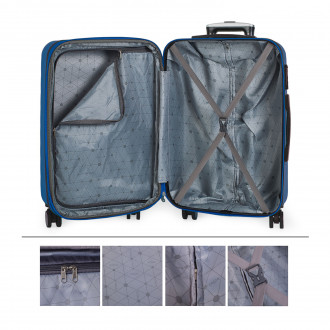 Simoa rigid medium suitcases with L capacity