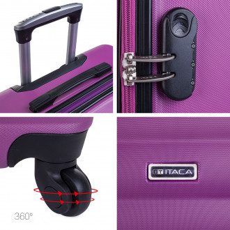 Simoa rigid medium suitcases with L capacity