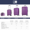 Simoa rigid medium suitcases with L capacity