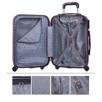 Simoa rigid medium suitcases with L capacity