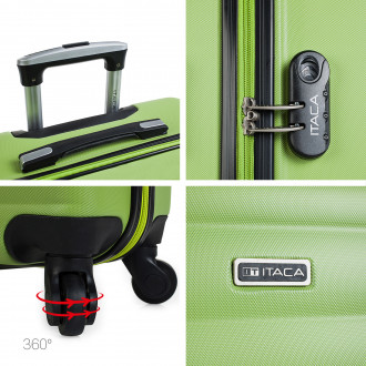 Simoa rigid medium suitcases with L capacity