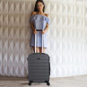 Simoa rigida medium suitcases with a capacity of 66 L