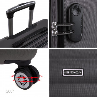 Simoa rigida medium suitcases with a capacity of 66 L