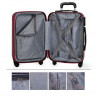 Simoa rigida medium suitcases with a capacity of 66 L