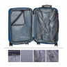 Simoa rigida medium suitcases with a capacity of 66 L