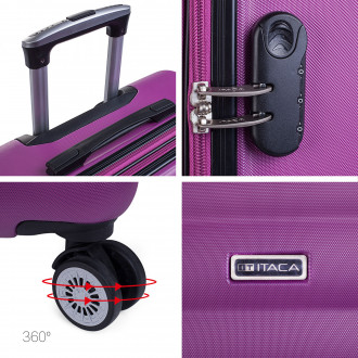 Simoa rigida medium suitcases with a capacity of 66 L