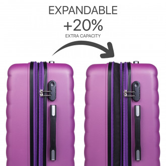 Simoa rigida medium suitcases with a capacity of 66 L