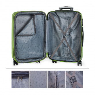 Simoa rigida medium suitcases with a capacity of 66 L