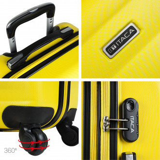 Simoa rigida medium suitcases with a capacity of 66 L