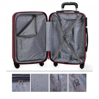 Simoa rigida medium suitcases with a capacity of 72.5 L