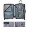 Simoa rigid medium suitcases with L capacity