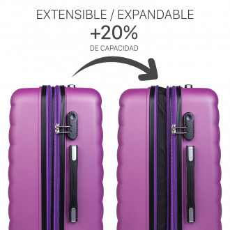 Simoa rigid medium suitcases with L capacity