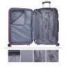 Simoa rigid medium suitcases with L capacity