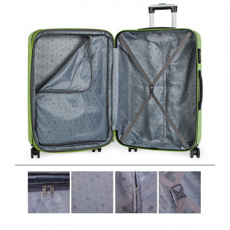 Simoa rigid medium suitcases with L capacity