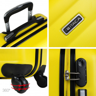 Simoa rigid medium suitcases with L capacity