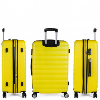 Set of 2/3 suitcases (Cabin, Medium and Large) Simoa rigida with capacity of 99 L