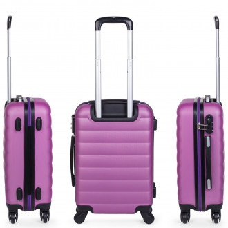 Set of 2/3 suitcases (Cabin, Medium and Large) Simoa rigida with capacity of L