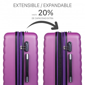 Simoa rigid medium suitcases with L capacity