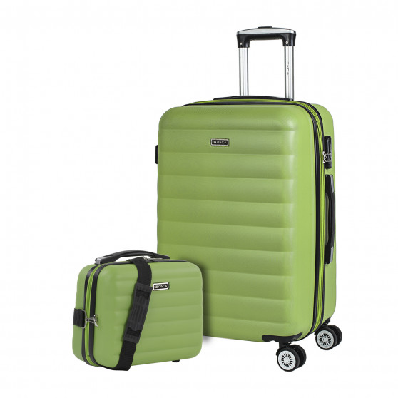 Simoa rigid medium suitcases with L capacity