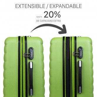 Simoa rigid medium suitcases with L capacity