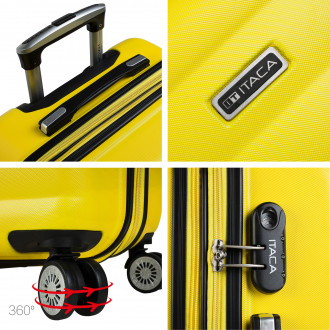 Simoa rigid medium suitcases with L capacity