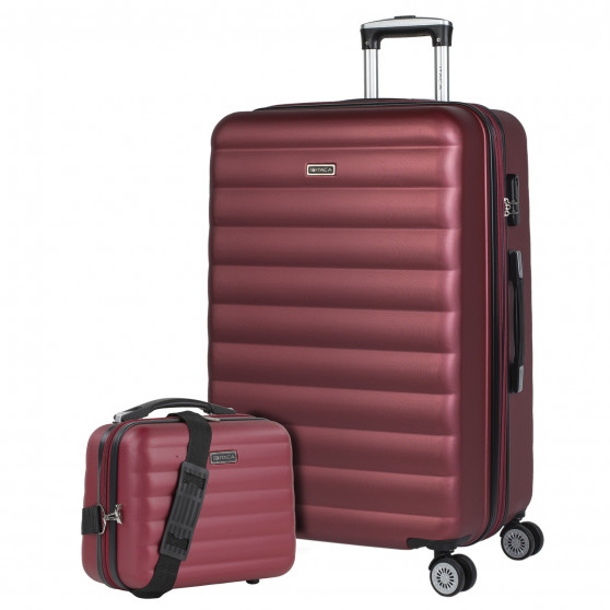 [Set of 3 suitcases (Cabin, Medium and Large)] Simoa rigida with L-capacity