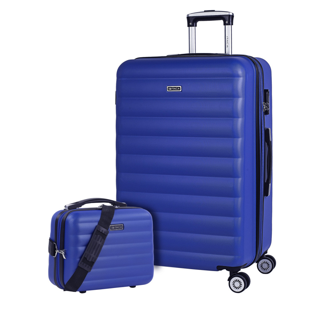 [Set of 3 suitcases (Cabin, Medium and Large)] Simoa rigida with L-capacity