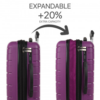 Medium luggage Moscow rigid/soft with capacity of 87 L