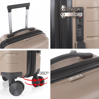 Medium luggage Moscow rigid/soft with capacity of 87 L