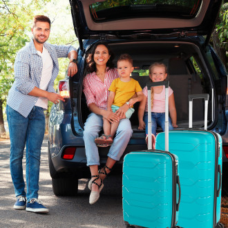 Bagages moyens Moscou rigide/souple avec une capacité de 58 L