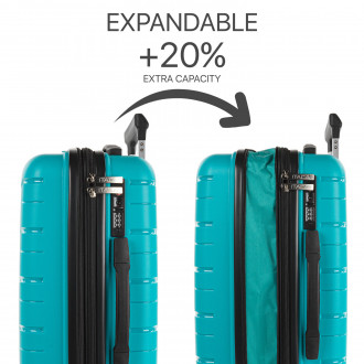 Medium luggage Moscow rigid/soft with capacity of 58 L