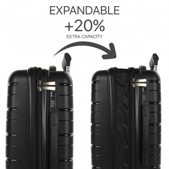 Medium luggage Moscow rigid/soft with capacity of 58 L