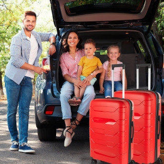 Bagages moyens Moscou rigide/souple avec une capacité de 87 L