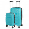 Set of 2/3 suitcases (Cabin, Medium and Large) Moscow rigid/soft with capacity of 87 L