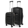 Set of 2/3 suitcases (Cabin, Medium and Large) Moscow rigid/soft with capacity of 87 L