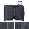 Medium luggage Sarajevo rigid/soft with capacity of 120 L