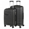 Medium suitcase Sarajevo rigid/soft with capacity of L