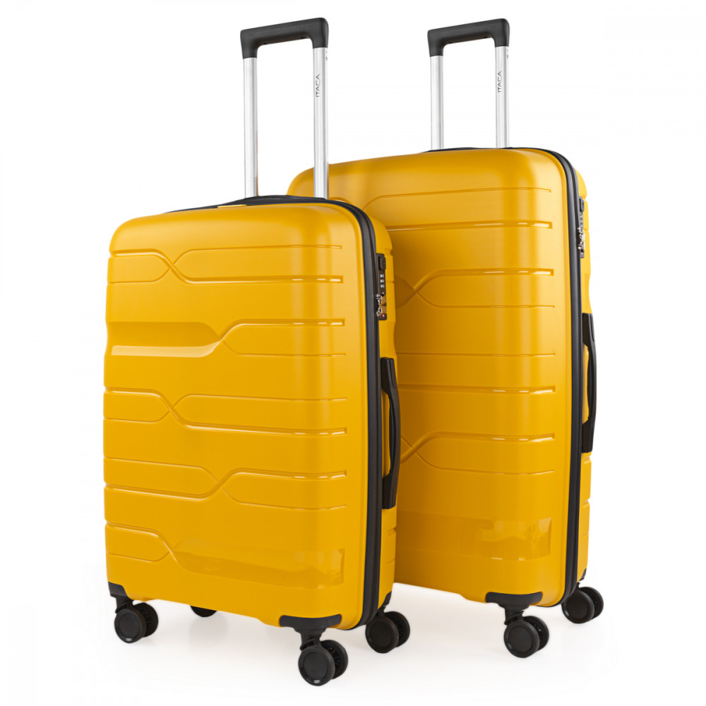 Medium suitcase Sarajevo rigid/soft with capacity of L