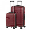 Set of 2/3 suitcases (Cabin, Medium and Large) Sarajevo rigid/soft with capacity of L