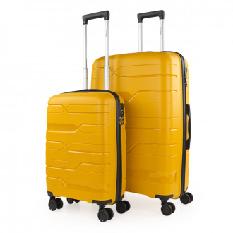 Set of 2/3 suitcases (Cabin, Medium and Large) Sarajevo rigid/soft with capacity of L