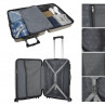 Medium luggage Bristol rigid / soft with capacity of 94 L