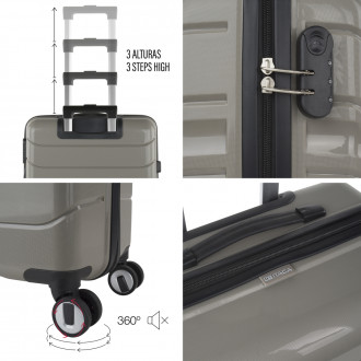 Bristol rigid/soft medium suitcases with a capacity of 62 L