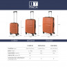 Bristol rigid/soft medium suitcases with a capacity of 62 L