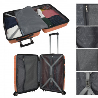 Set mit 2/3 Taschen (Kabine, Medium und Large) Bristol starr/weich mit einem Fassungsvermögen von 94 L