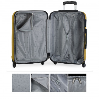 Havel rigid medium suitcases with a capacity of 91 L