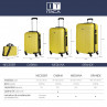 Havel rigid medium suitcases with a capacity of 91 L