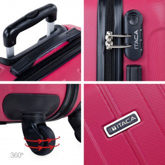 Havel rigid medium suitcases with a capacity of 91 L