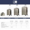 Havel rigid medium suitcases with L capacity