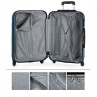 Havel rigid medium suitcases with a capacity of 58 L