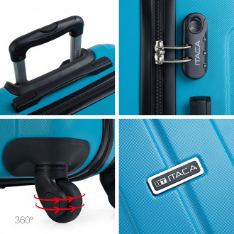 Havel rigid medium suitcases with a capacity of 58 L